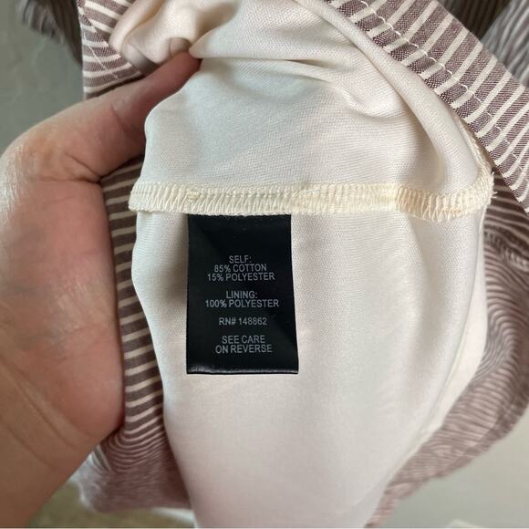 Torrid Striped Mini Cotton Poly Blouson Sleeve Shirt Dress 2X NWT 40056348 - Picture 12 of 16